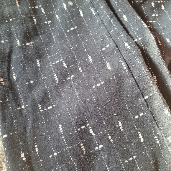 Old Navy Stretch Thick Leggings Black and White SP Elastic Waist - Picture 3 of 4